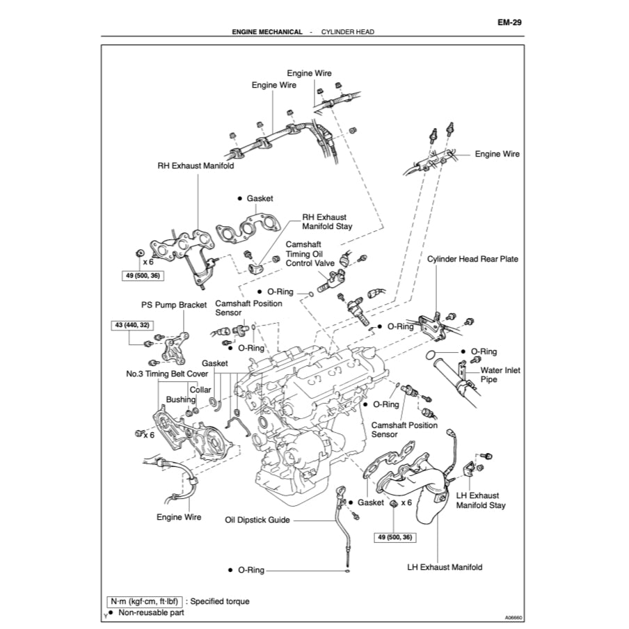 TOYOTA AVALON GSX20 (1999-2004) SERVICE WORKSHOP MANUAL