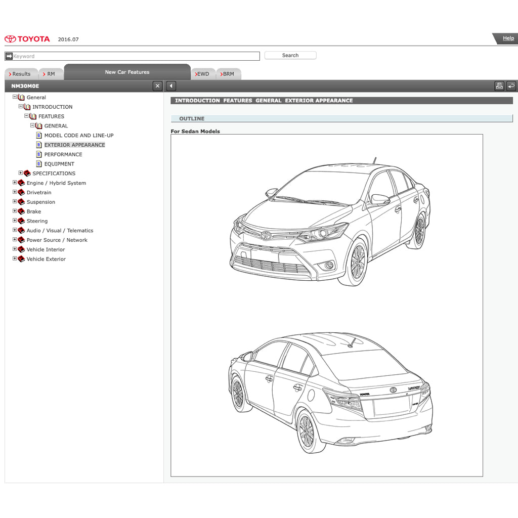 TOYOTA VIOS/YARIS NCP 150 151 NSP 150 151 (2013-2022) ONLINE SERVICE WORKSHOP MANUAL