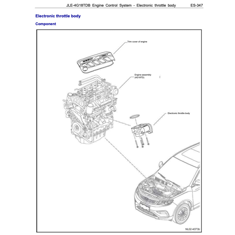 PROTON (GEELY) ENGINE 1.8L 4G18TDB SERVICE REPAIR MANUAL