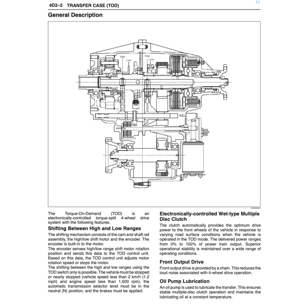 OPEL FRONTERA MK2 (1998-2005) SERVICE WORKSHOP MANUAL