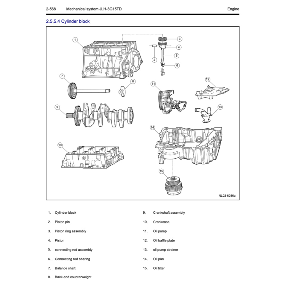 GEELY BOYUE / ATLAS PRO NL-3B (2021-2024) SERVICE WORKSHOP MANUAL