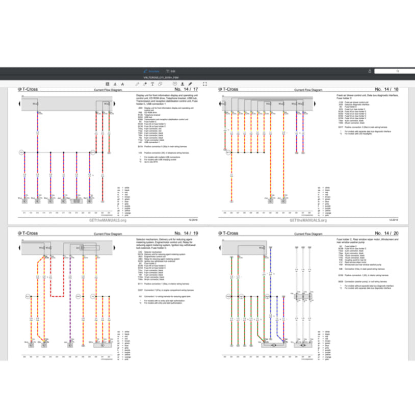 VW T-CROSS C11 (2019+) SERVICE WORKSHOP MANUAL