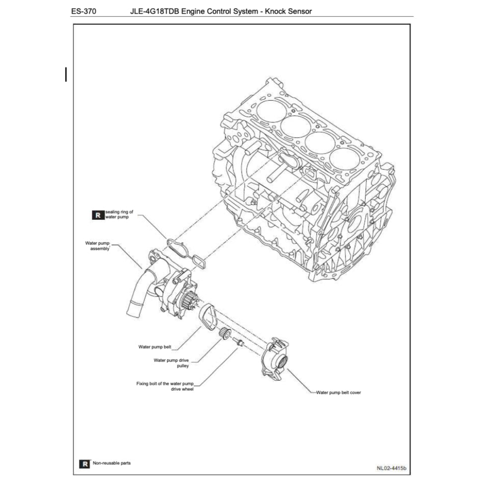 PROTON (GEELY) ENGINE 1.8L 4G18TDB SERVICE REPAIR MANUAL