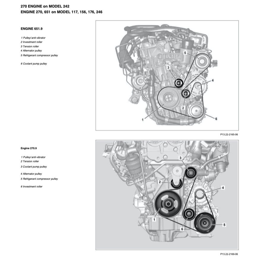 MERCEDES-BENZ A160 A180 A200 W176 M270 (2013-2018) SERVICE WORKSHOP MANUAL