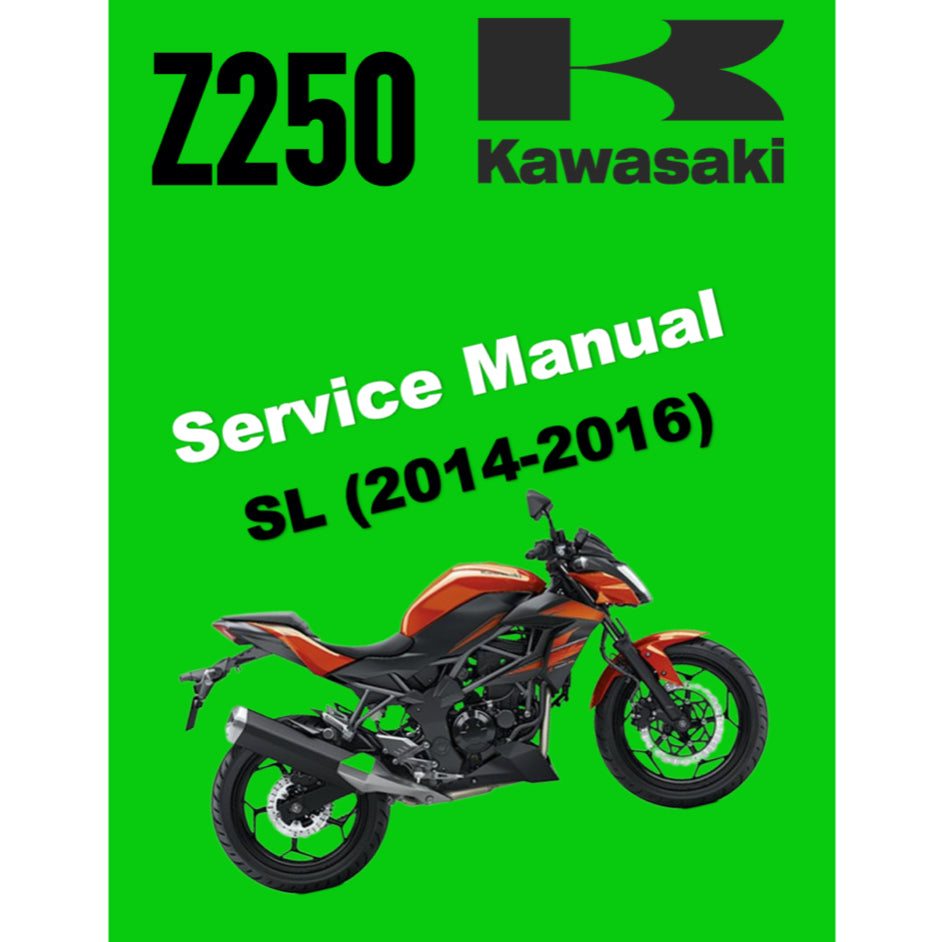 KAWASAKI Z250 SL (2014-2016) SERVICE WORKSHOP MANUAL (SPANISH KAWASAKI Z250 SL (2014-2016) SERVICE WORKSHOP MANUAL (SPANISH