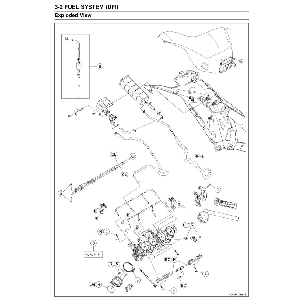 KAWASAKI NINJA ZX-6R (2024+) SERVICE WORKSHOP MANUAL + OWNER'S MANUAL