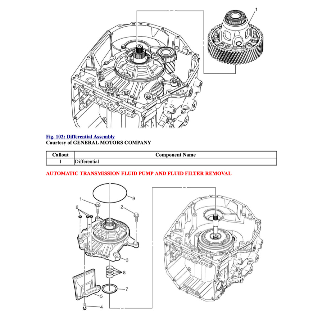 CADILLAC XT5 (2016+) SERVICE WORKSHOP MANUAL