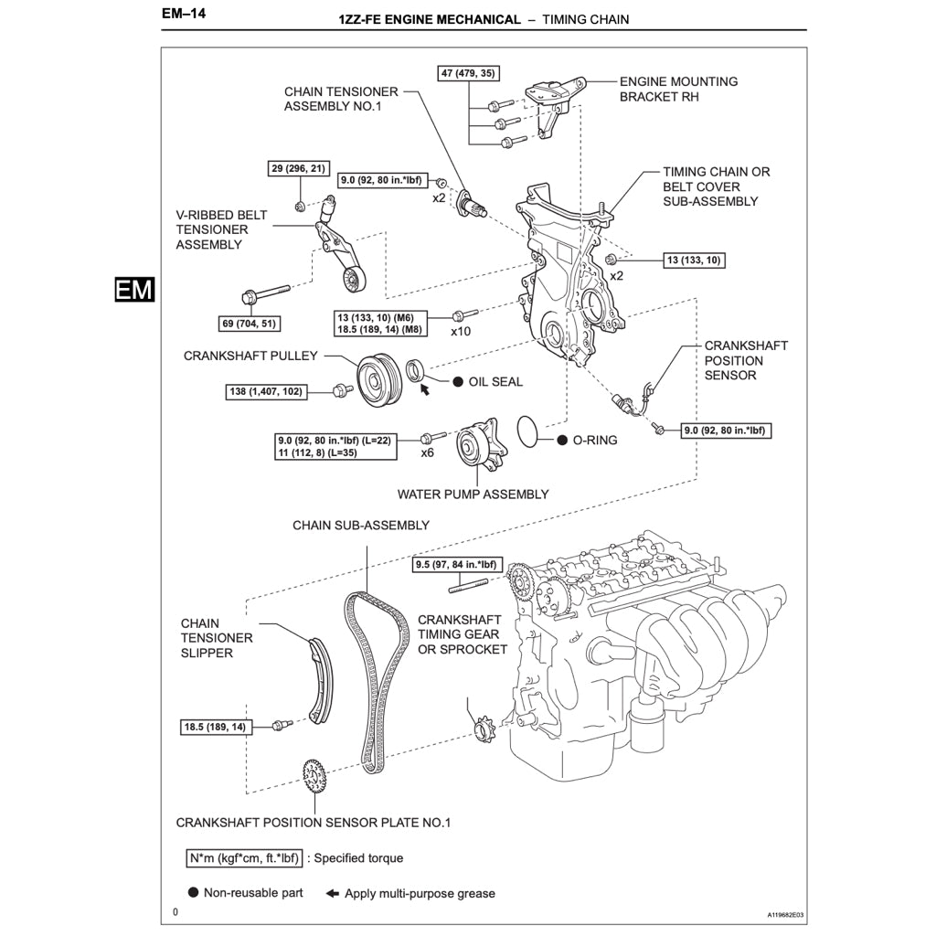 TOYOTA COROLLA MATRIX (2003-2008) SERVICE WORKSHOP MANUAL
