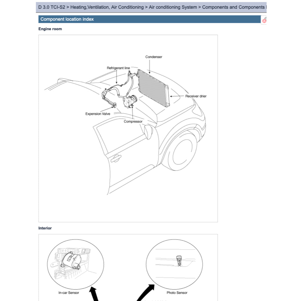 KIA MOHAVE BORREGO HN (2009-2017) ONLINE SERVICE WORKSHOP MANUAL