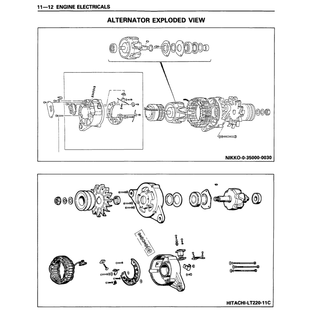 ISUZU ENGINE 4B-6B SERIES (4BB1-4BD1-6BB1-6BD1-6BG1 4BD1T-6BD1T-6BG1T) SERVICE WORKSHOP MANUAL