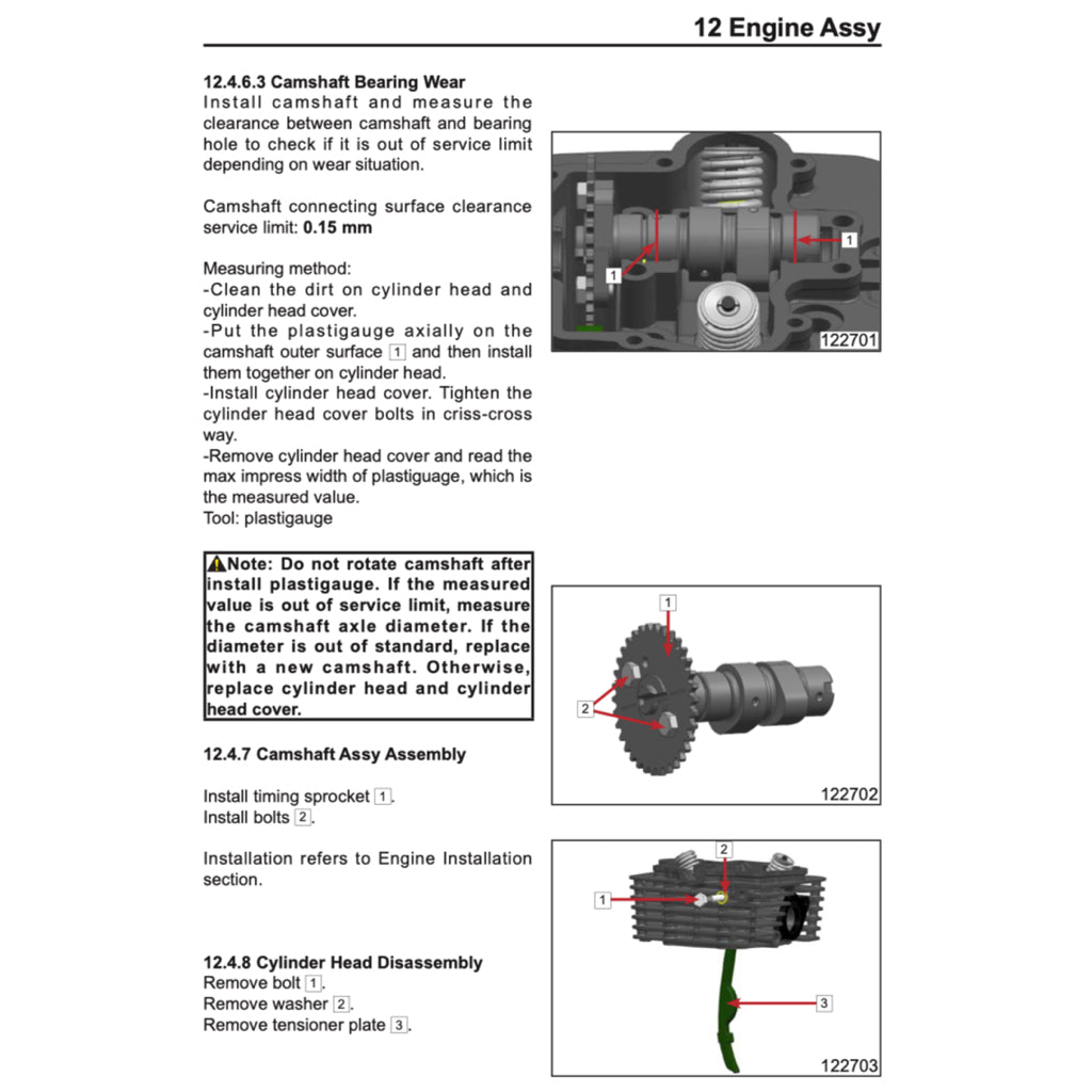 CFMOTO PAPIO II CF125-3 (2019-2023) SERVICE WORKSHOP MANUAL + OWNER'S MANUAL