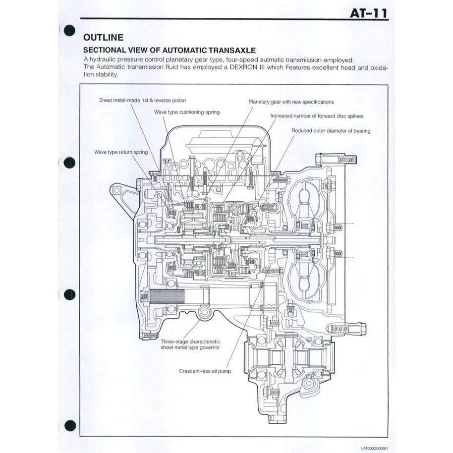 DAIHATSU MOVE L900 (1998-2013) SERVICE WORKSHOP MANUAL