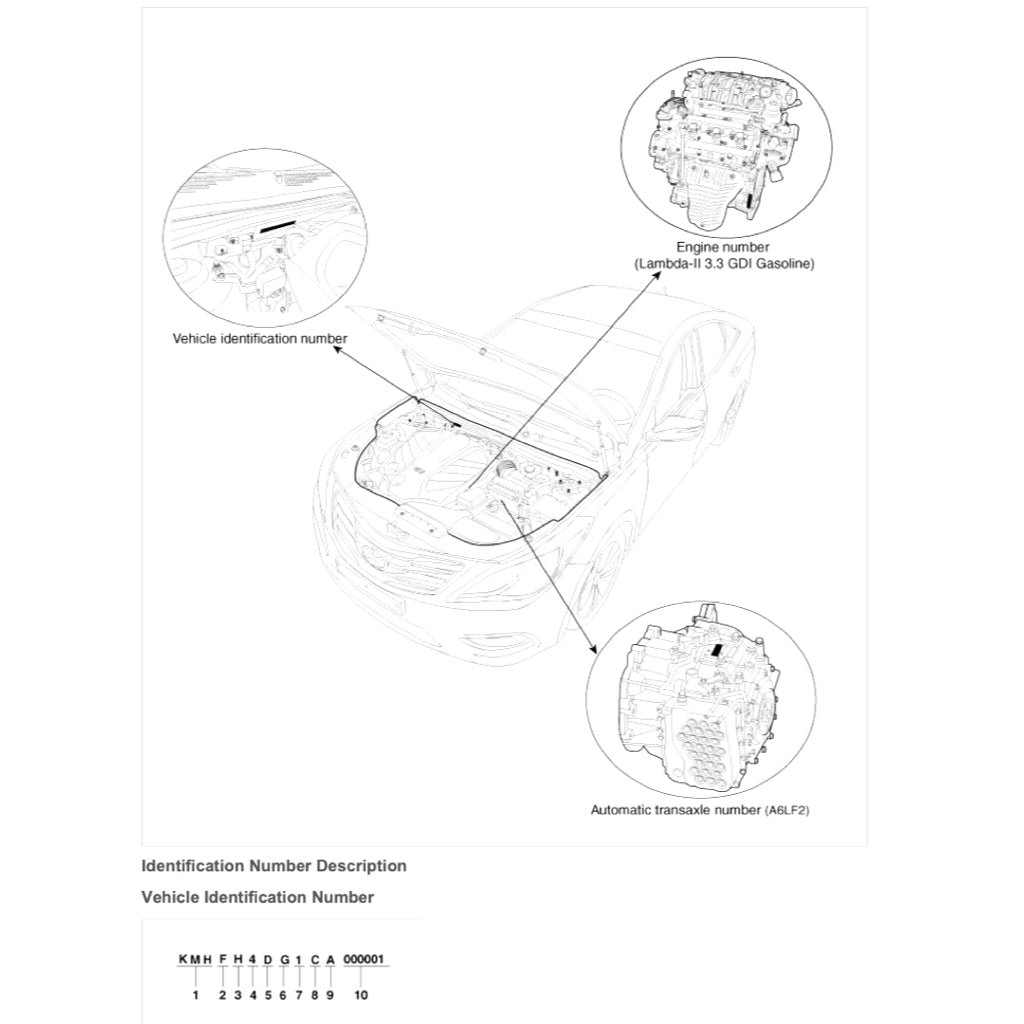 HYUNDAI GRANDEUR AZERA HG (2011-2017) SERVICE WORKSHOP MANUAL