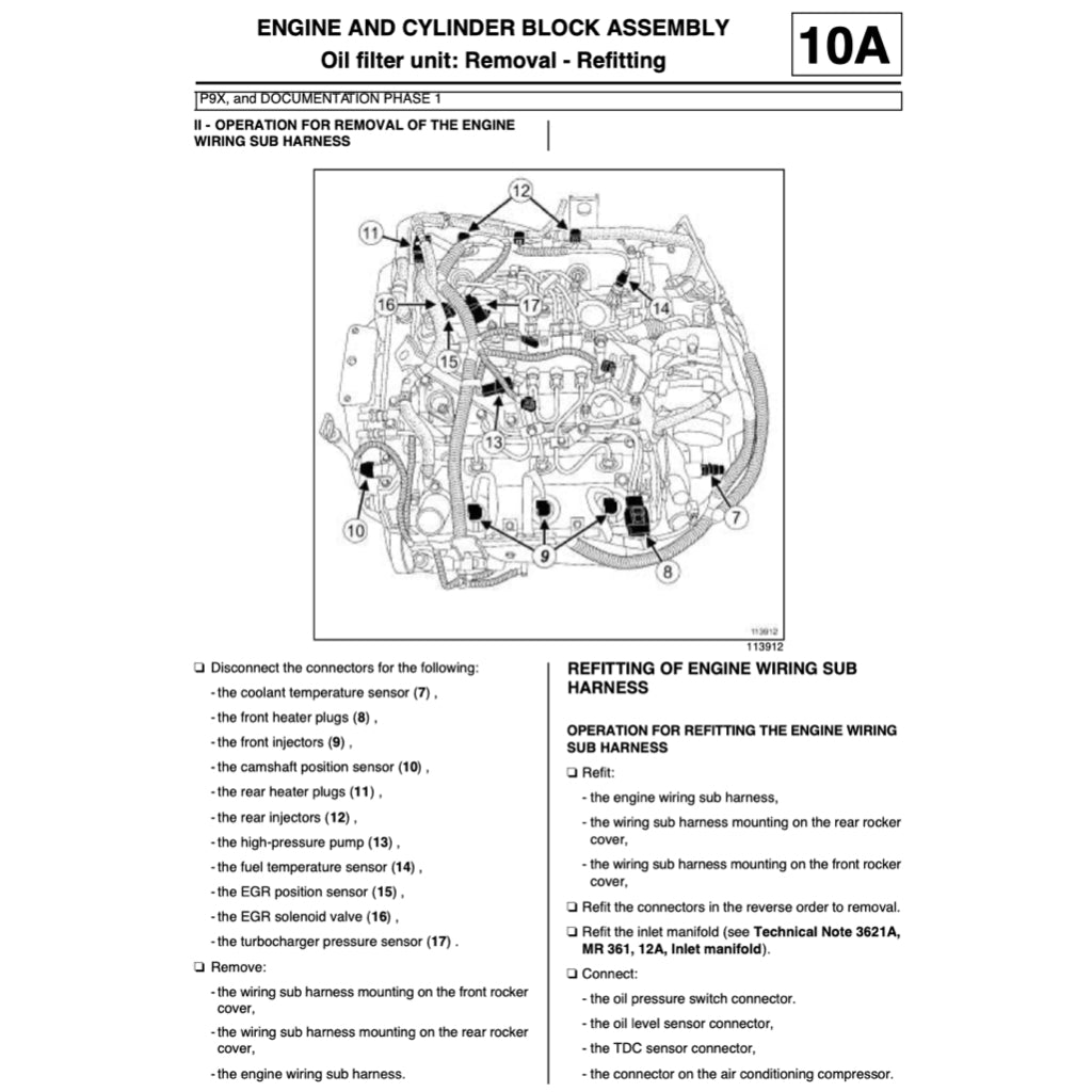 RENAULT ESPACE 4 (2002-2015) SERVICE WORKSHOP MANUAL