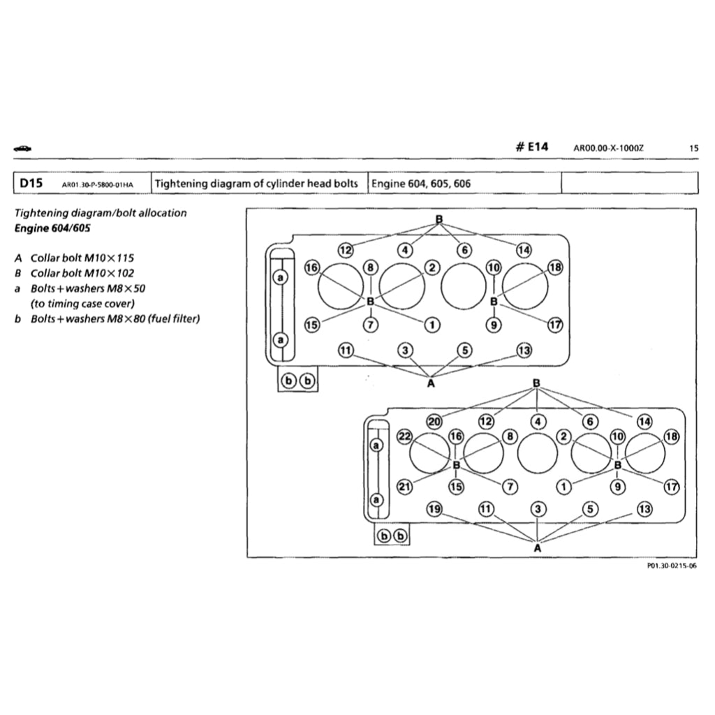 MERCEDES-BENZ ENGINE OM605 OM606 SERVICE REPAIR MANUAL