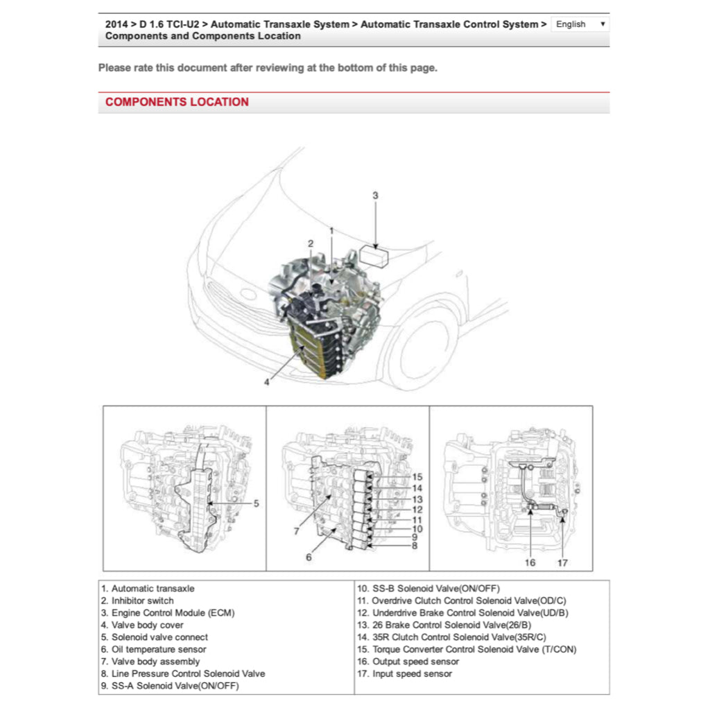 KIA CEED JD (2012-2018) SERVICE WORKSHOP MANUAL