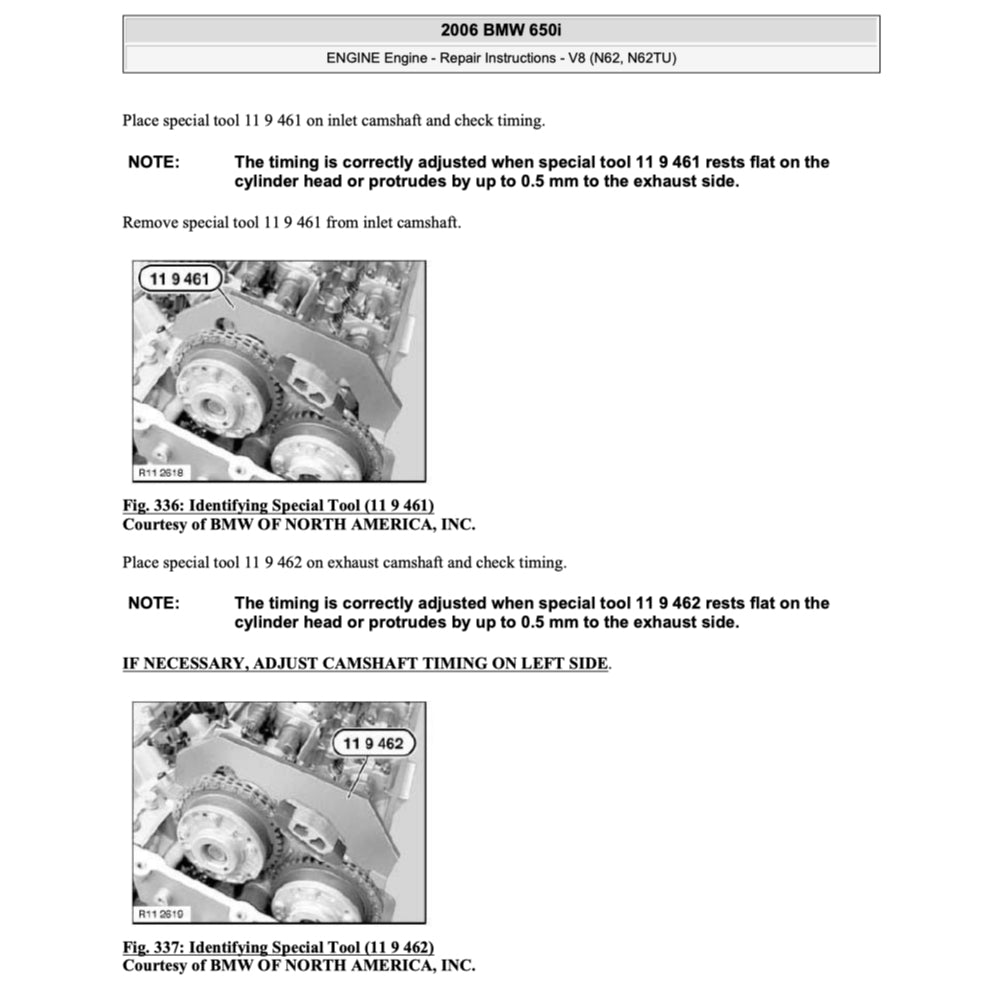 BMW E63 E64 M6 (2003-2010) SERVICE WORKSHOP MANUAL