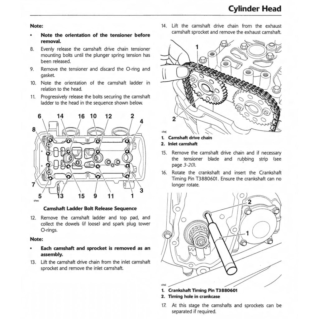 TRIUMPH TIGER EXPLORER 1200 / XC (2012-2015) SERVICE WORKSHOP MANUAL + OWNER MANUAL