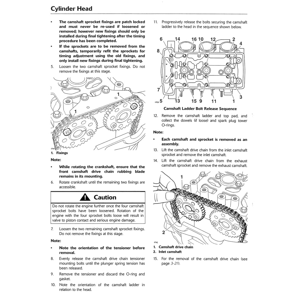 TRIUMPH DAYTONA 675 / R (2013-2017) SERVICE WORKSHOP MANUAL + OWNER'S MANUAL