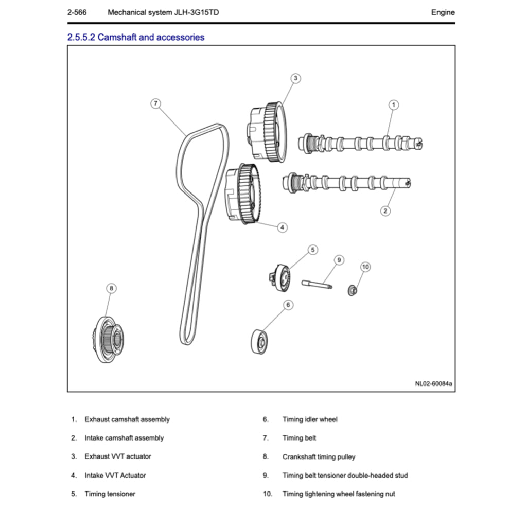 PROTON (GEELY) ENGINE 1.5L 3G15TD SERVICE REPAIR MANUAL