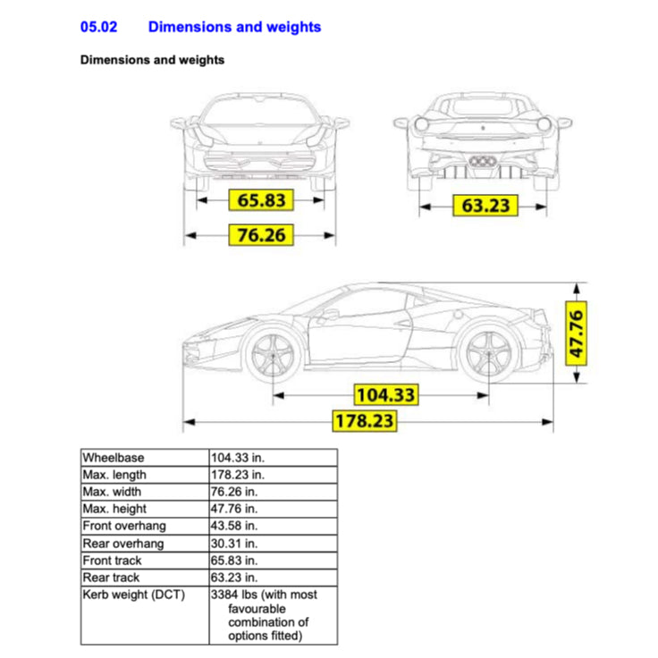 FERRARI 458 ITALIA F142 (2009-2015) SERVICE WORKSHOP MANUAL