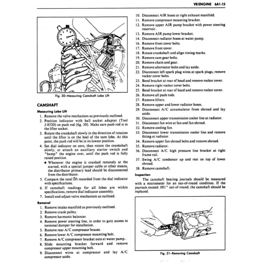 CHEVROLET CORVETTE C4 (1984-1996) SERVICE WORKSHOP MANUAL
