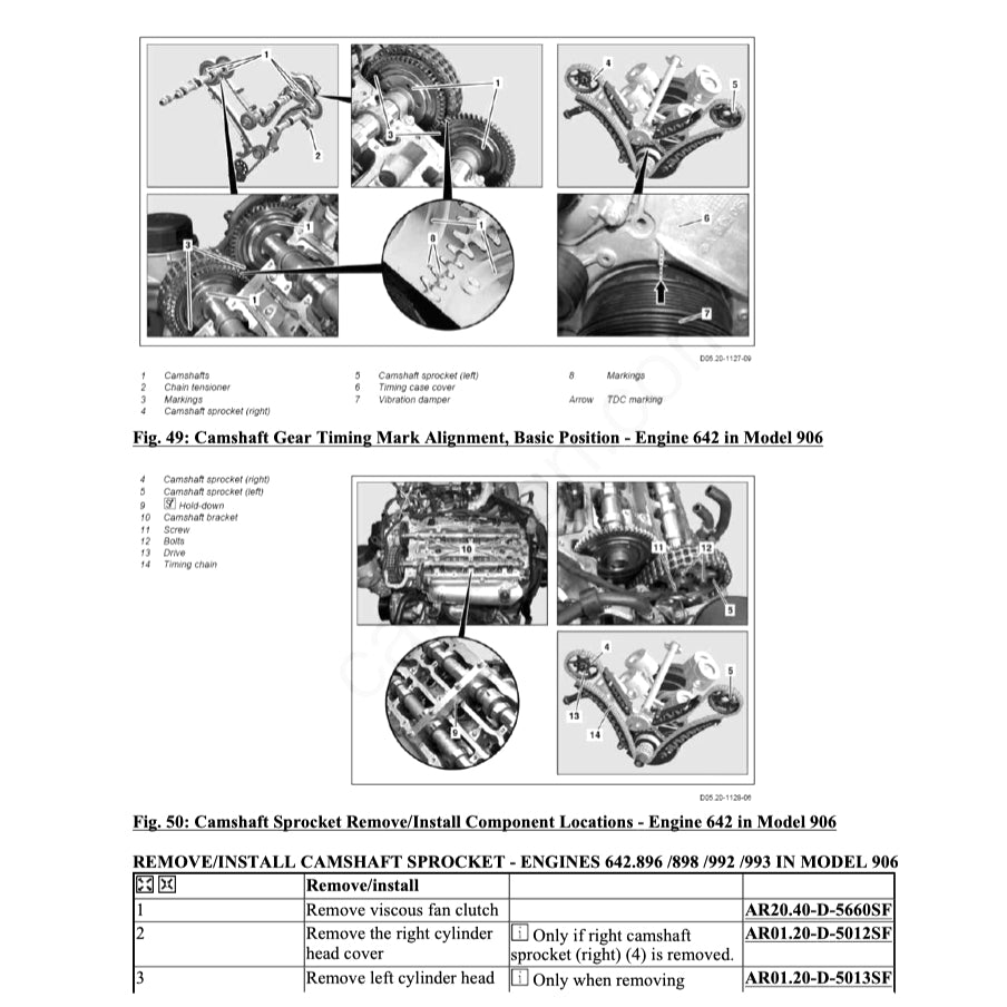 MERCEDES-BENZ SPRINTER 906 (2006-2018) SERVICE WORKSHOP MANUAL