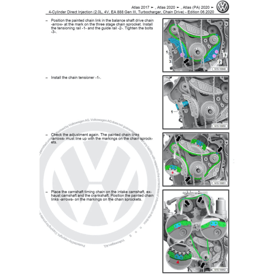 VW ATLAS (2O17-2024) SERVICE WORKSHOP MANUAL
