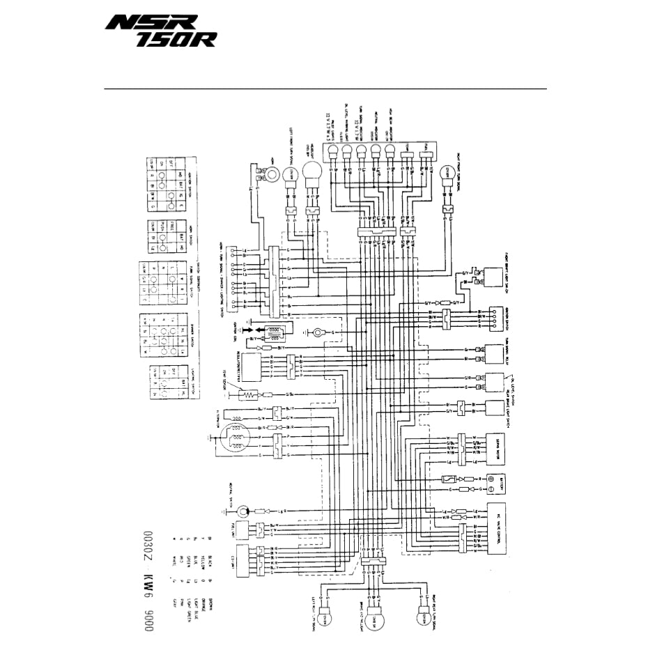 HONDA NSR150R NSR150 R NSR 150R (1995-1997) SERVICE WORKSHOP MANUAL+ PARTS CATALOGUE- BAHASA INDONESIA