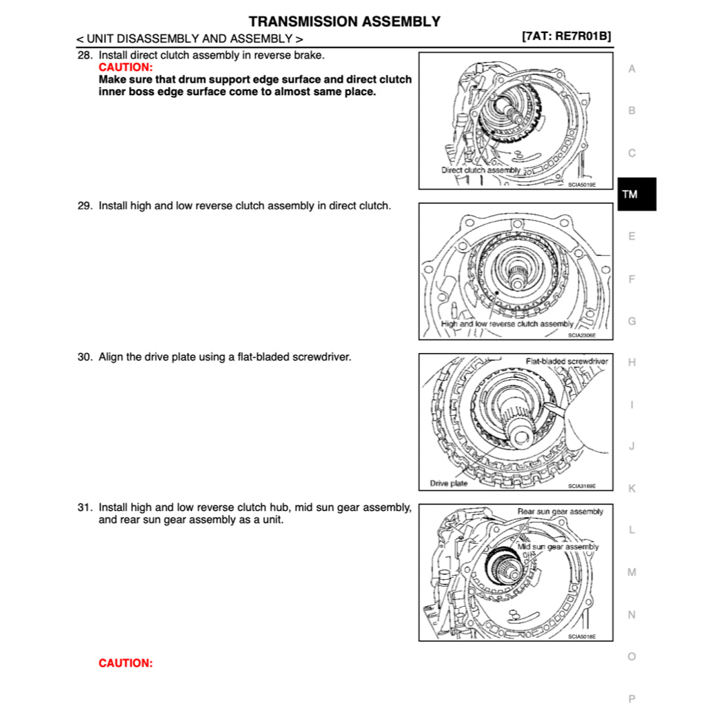NISSAN PATROL Y62 (2010+) SERVICE WORKSHOP MANUAL