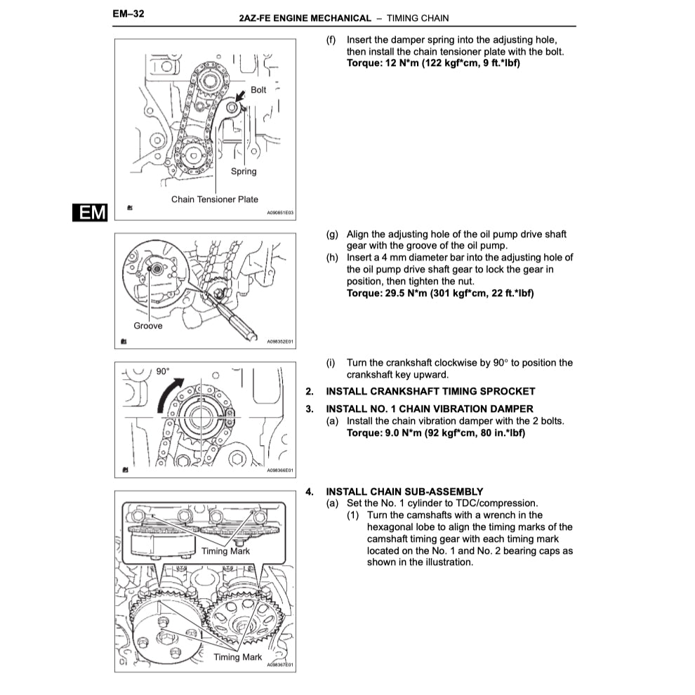 TOYOTA SCION TC ANT10 (2004-2010) SERVICE WORKSHOP MANUAL