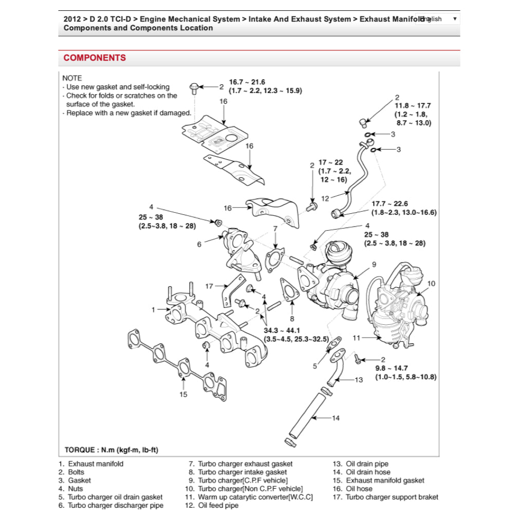 KIA CEED ED (2006-2012) SERVICE WORKSHOP MANUAL