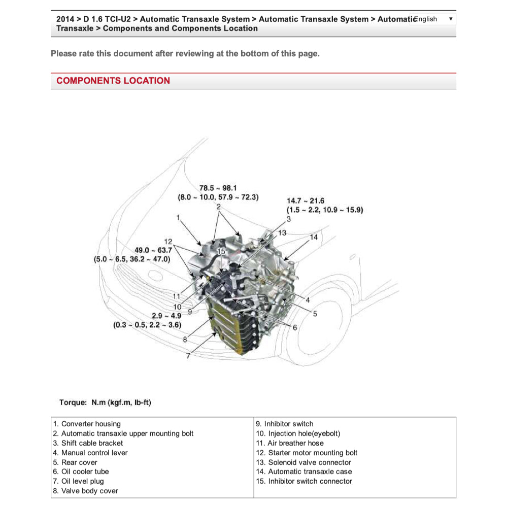 KIA CEED JD (2012-2018) SERVICE WORKSHOP MANUAL