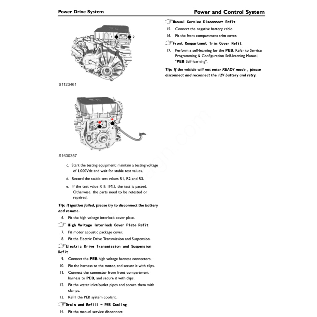 MG5 EV EP22 (2020-2025) SERVICE WORKSHOP MANUAL
