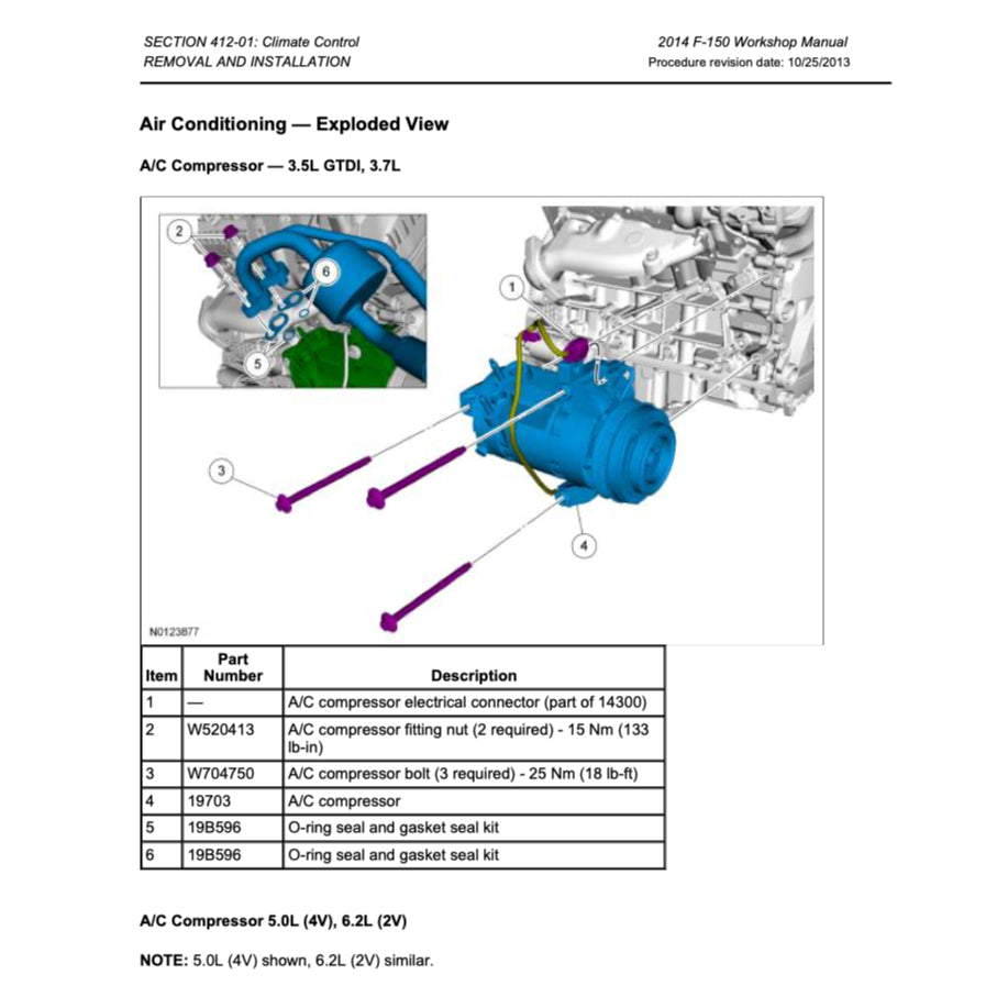 FORD F150 F-150 P415 (2009-2014) SERVICE WORKSHOP MANUAL