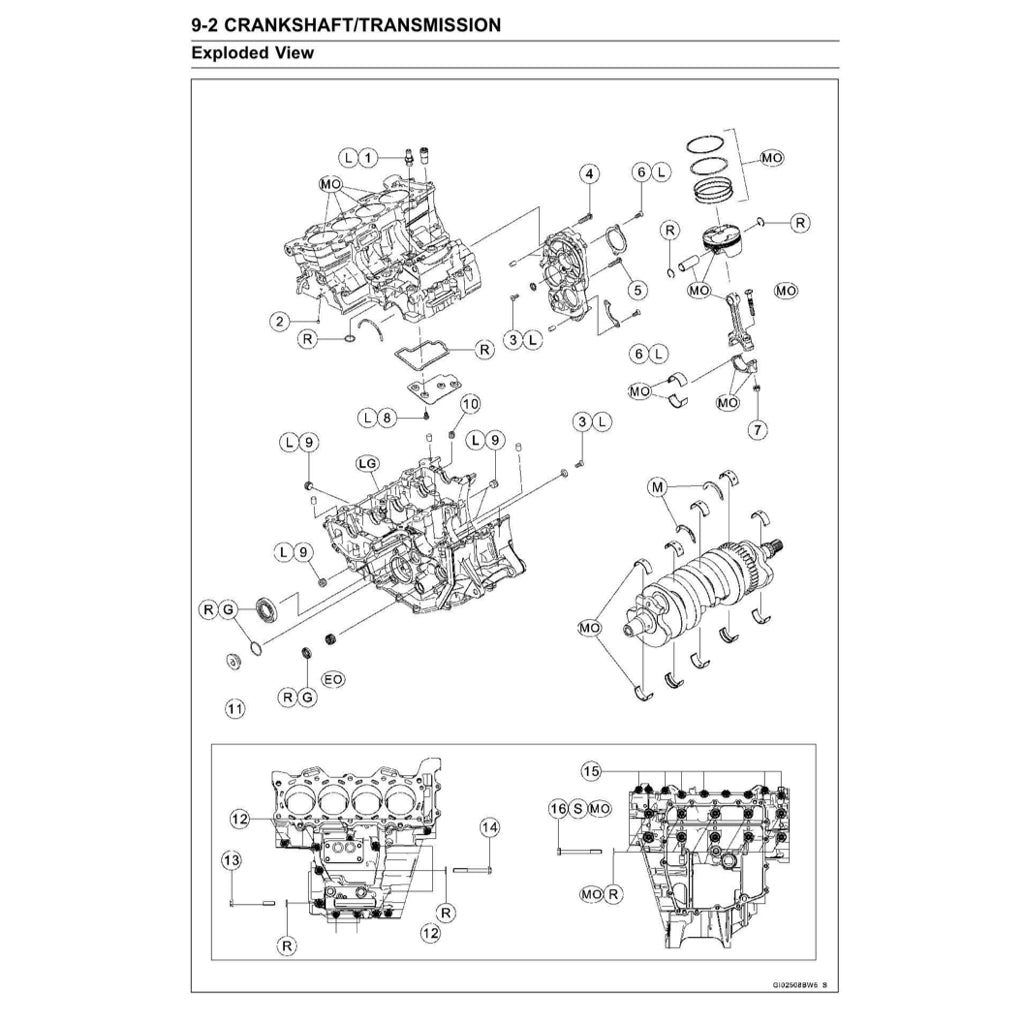 KAWASAKI NINJA ZX-6R (2019-2023) SERVICE WORKSHOP MANUAL + OWNER'S MANUAL