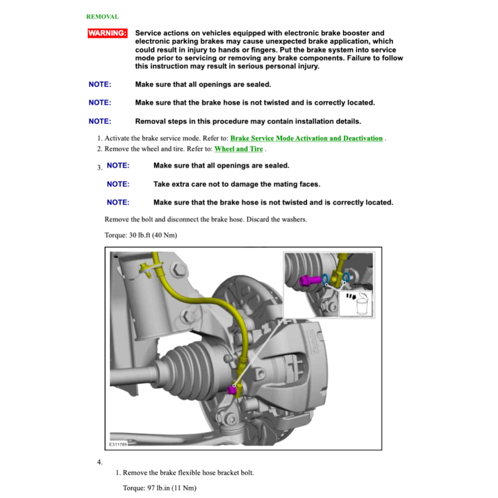 LINCOLN CORSAIR (2020-2024) SERVICE WORKSHOP MANUAL