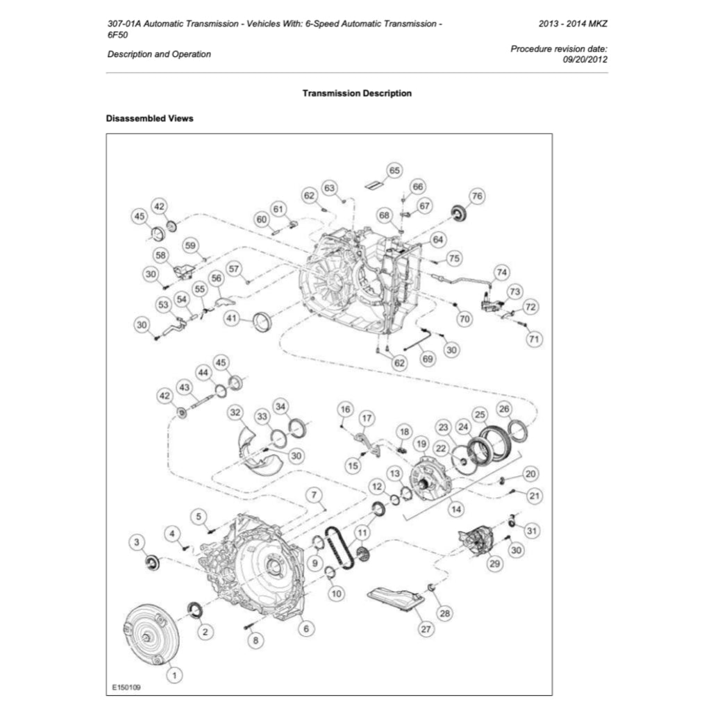 LINCOLN MKZ (2013-2016) SERVICE WORKSHOP MANUAL