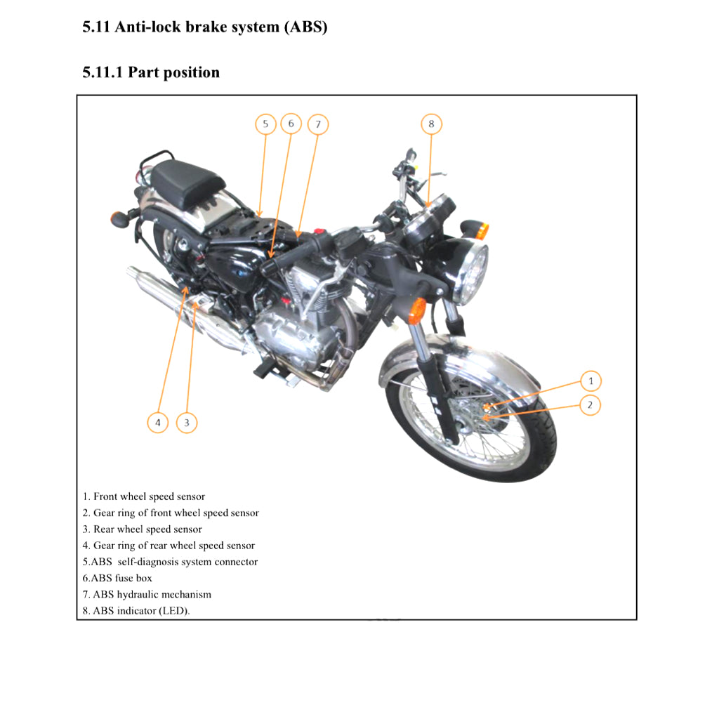 BENELLI IMPERIALE 400 BJ400-8 (2020+) SERVICE WORKSHOP MANUAL + PARTS CATALOGUE+ OWNER'S MANUAL