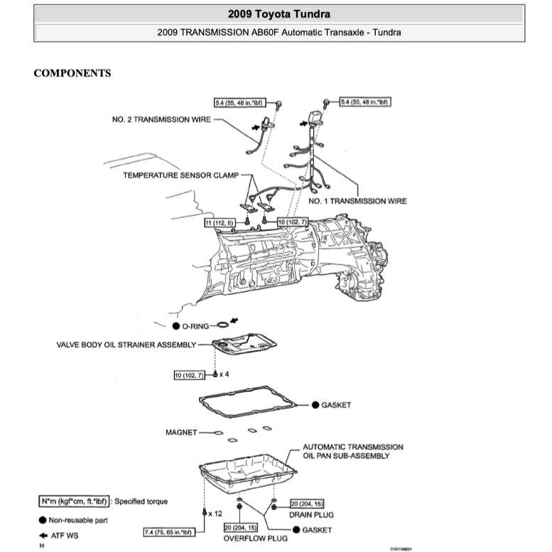TOYOTA TUNDRA XK50 (2007-2013) SERVICE WORKSHOP MANUAL