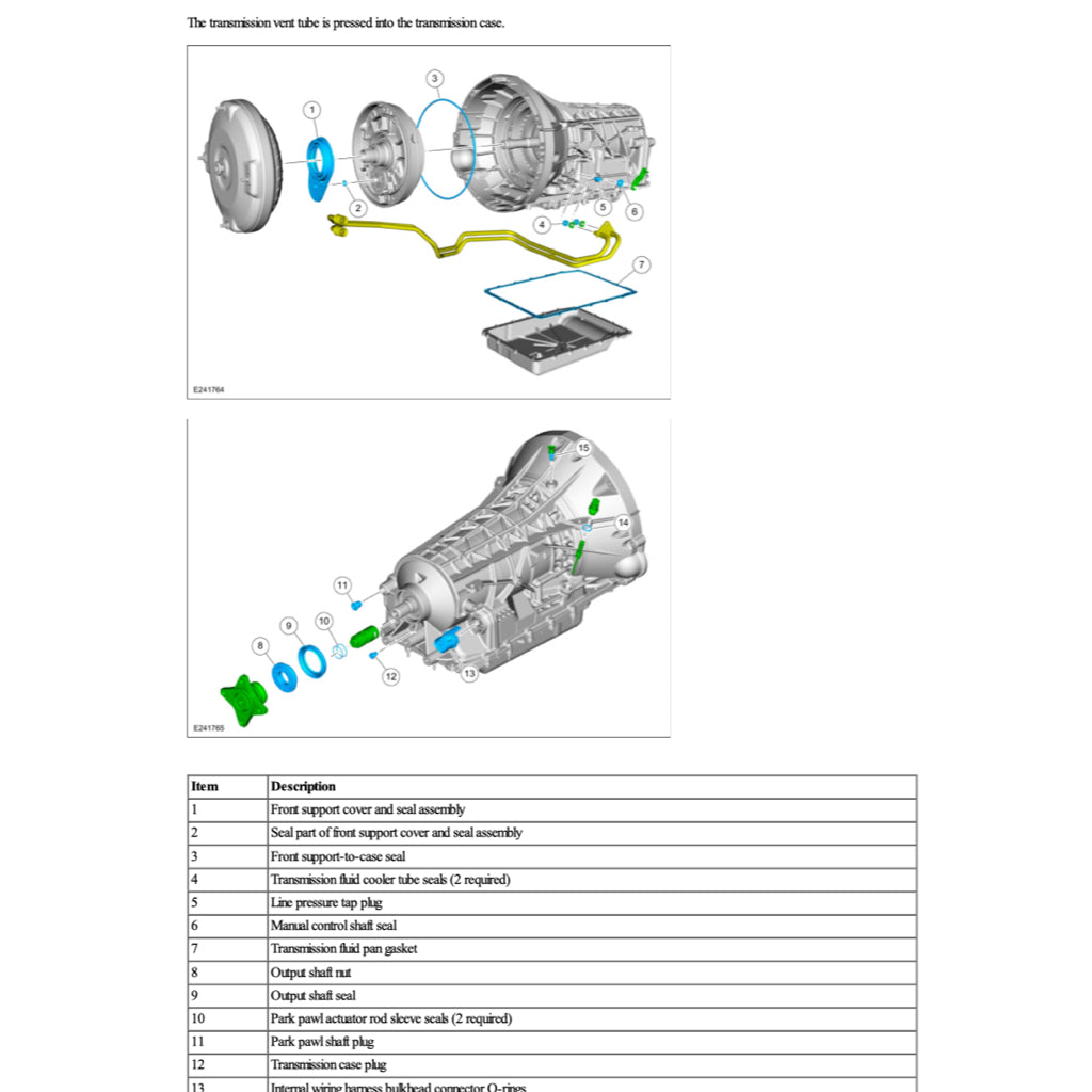 FORD EXPEDITION NAVIGATOR U553 (2018+) SERVICE WORKSHOP MANUAL