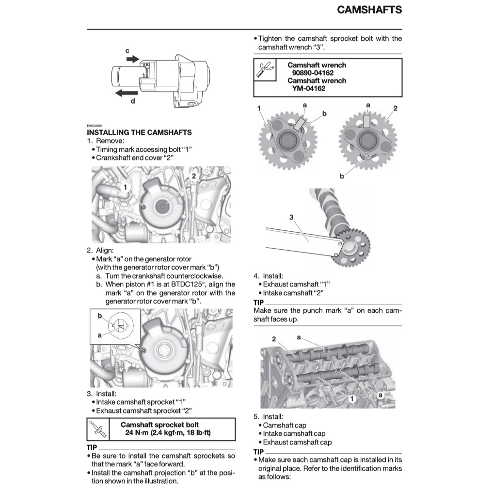 YAMAHA TRACER 9/ TRACER 9 GT MTN890/D (2025+) SERVICE WORKSHOP MANUAL + OWNER'S MANUAL