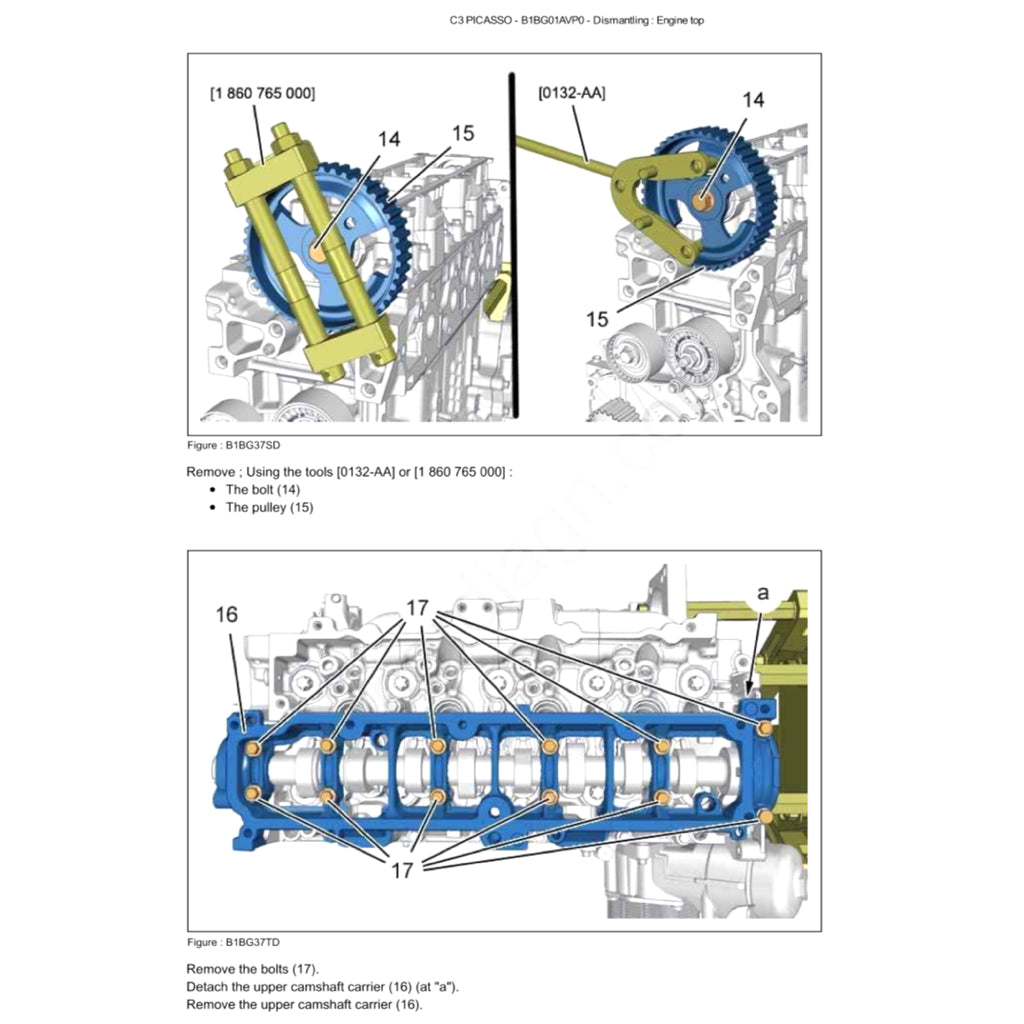 CITROEN C3 PICASSO (2008-2017) SERVICE WORKSHOP MANUAL