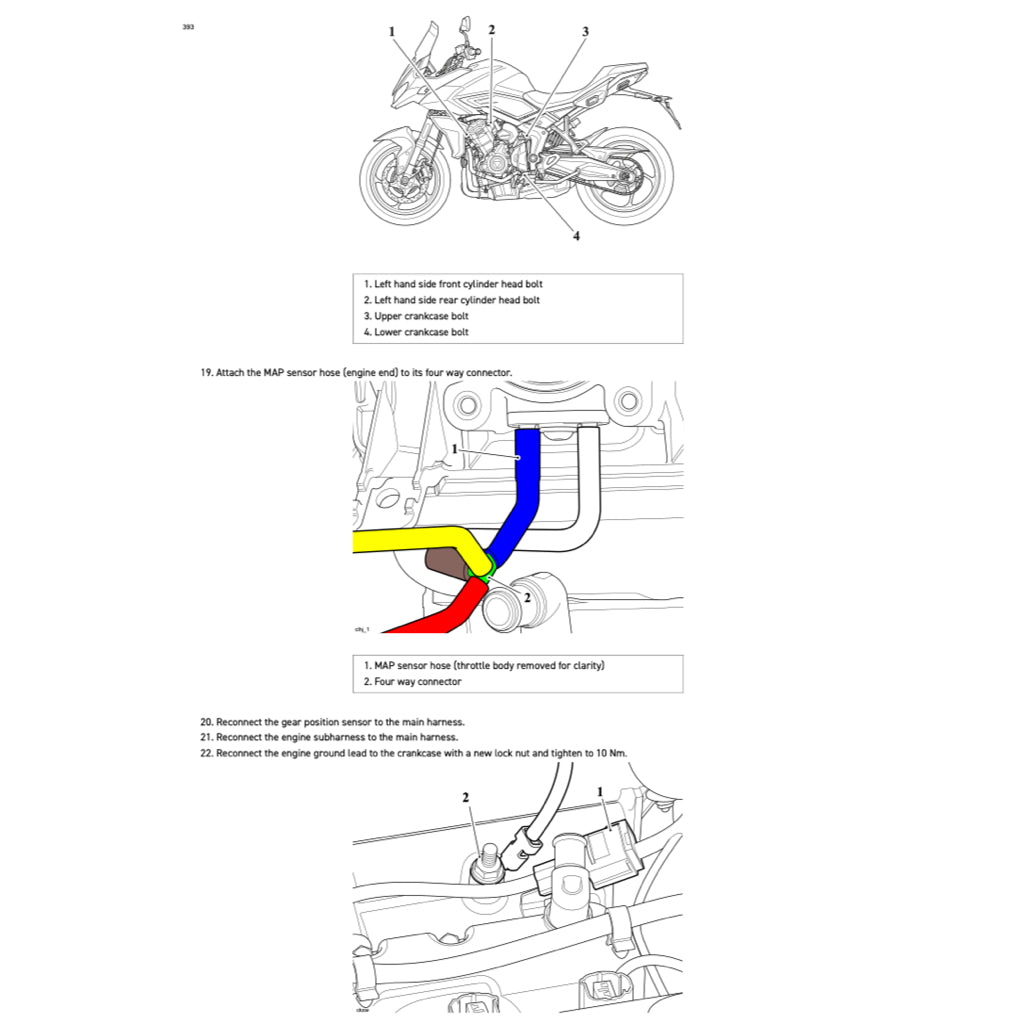 TRIUMPH TIGER SPORT 660 (2022+) SERVICE WORKSHOP MANUAL + OWNER'S MANUAL
