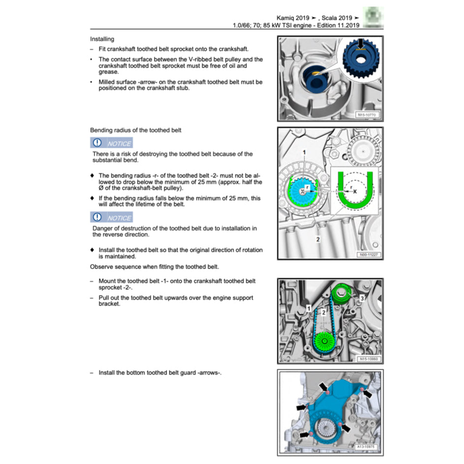 SKODA KAROQ NU7 (2017+) SERVICE WORKSHOP MANUAL