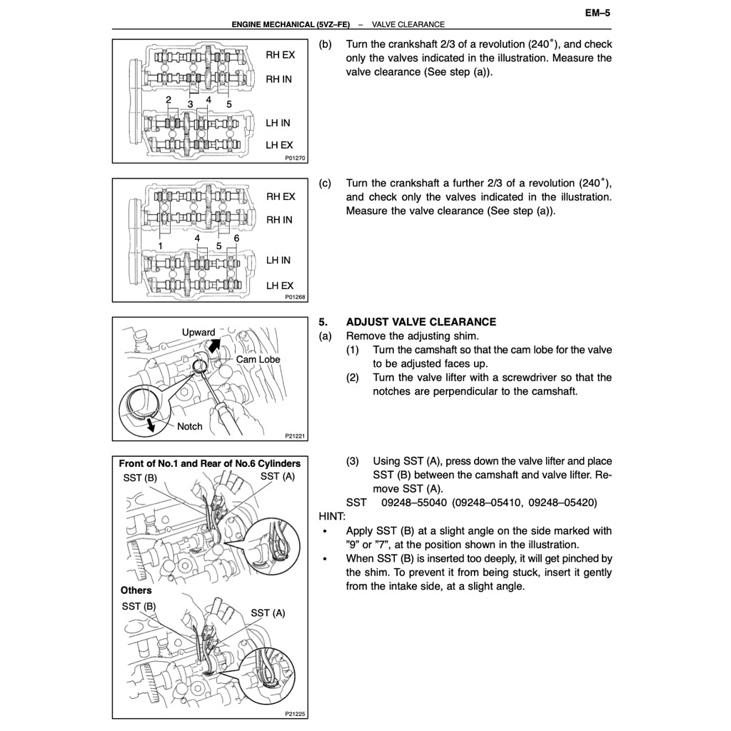 TOYOTA TACOMA N140-N190 (1995-2004) SERVICE WORKSHOP MANUAL