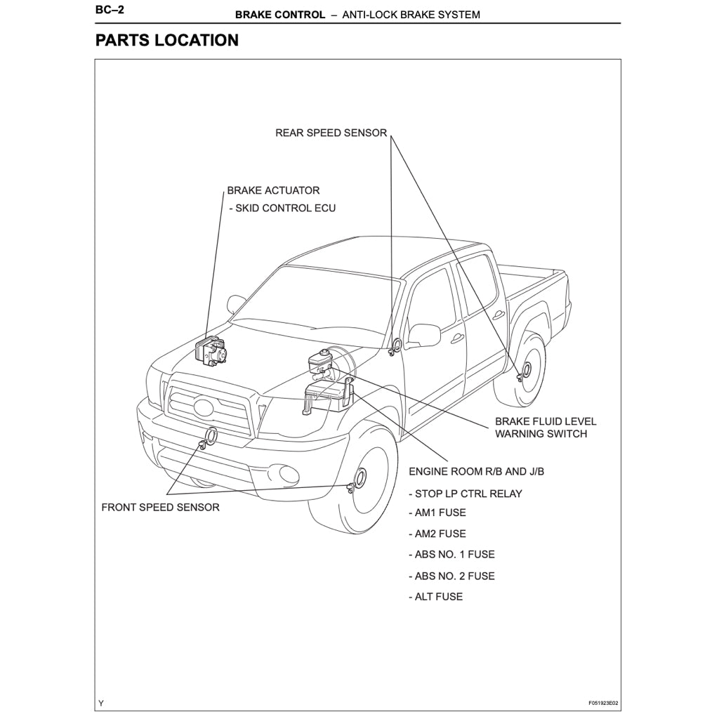 TOYOTA TACOMA N220-N270 (2004-2015) SERVICE WORKSHOP MANUAL