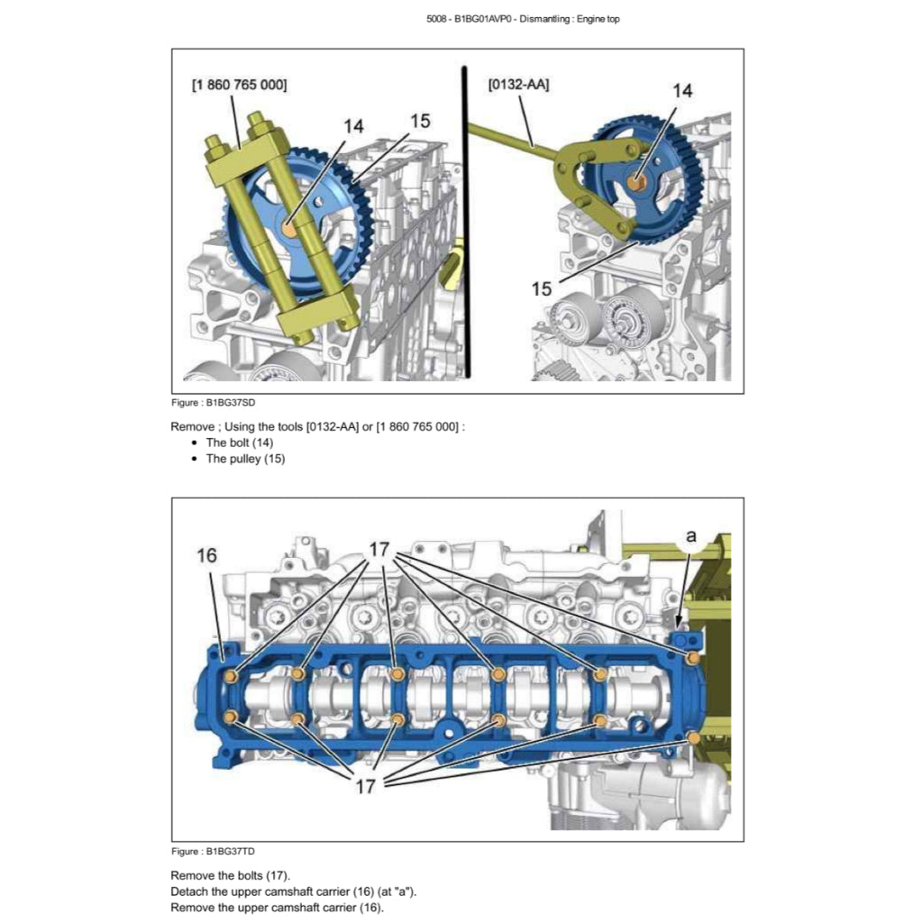 PEUGEOT 5008 T87 (2009-2016) SERVICE WORKSHOP MANUAL