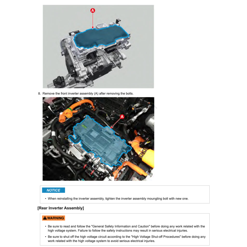HYUNDAI IONIQ 6 CE EV (2022+) SERVICE WORKSHOP MANUAL