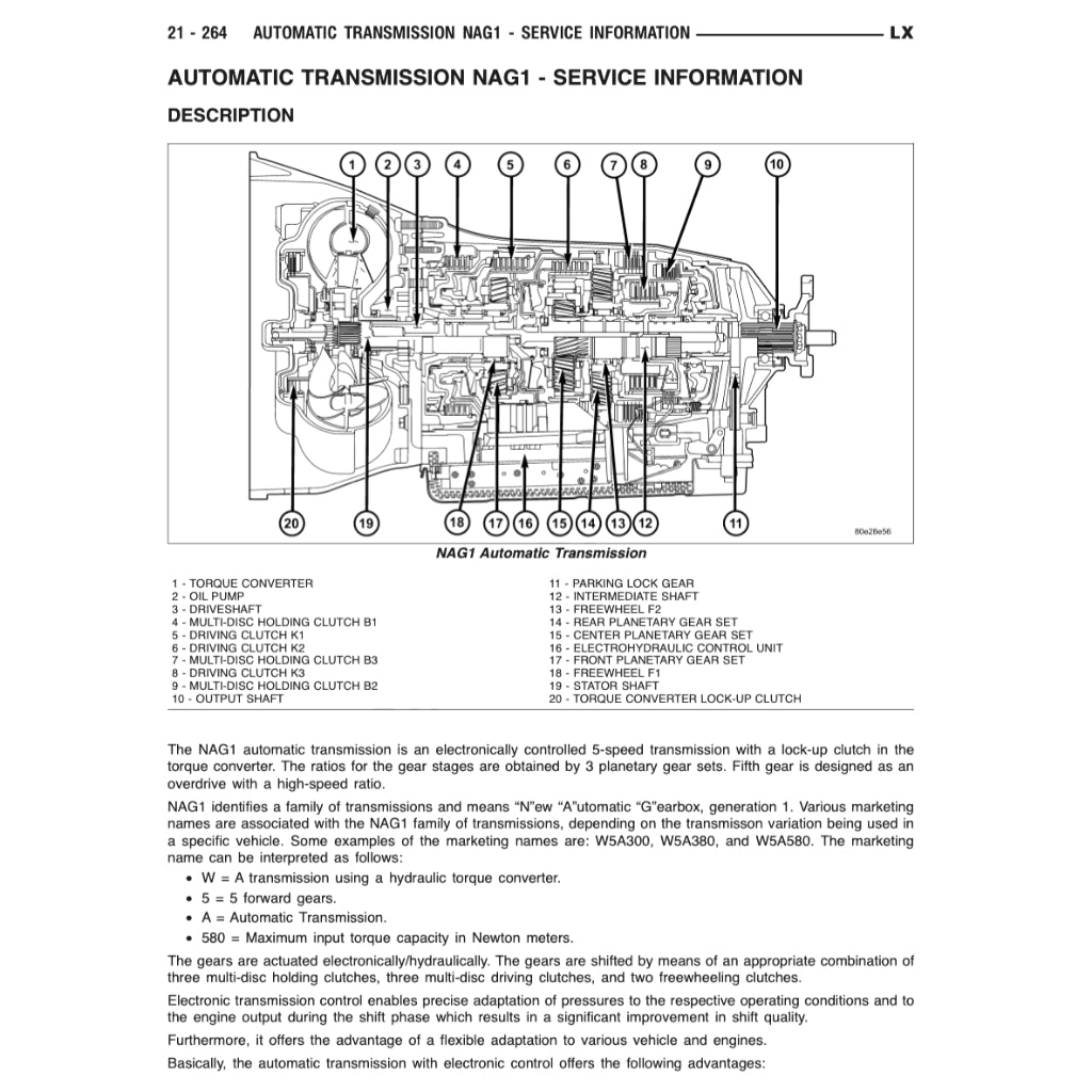 DODGE MAGNUM LX (2004-2008) SERVICE WORKSHOP MANUAL